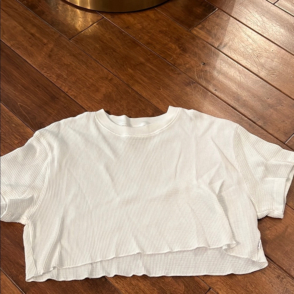 TNA White Crop Top